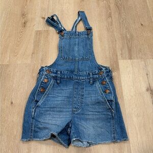 Madewell Jean Short Overalls